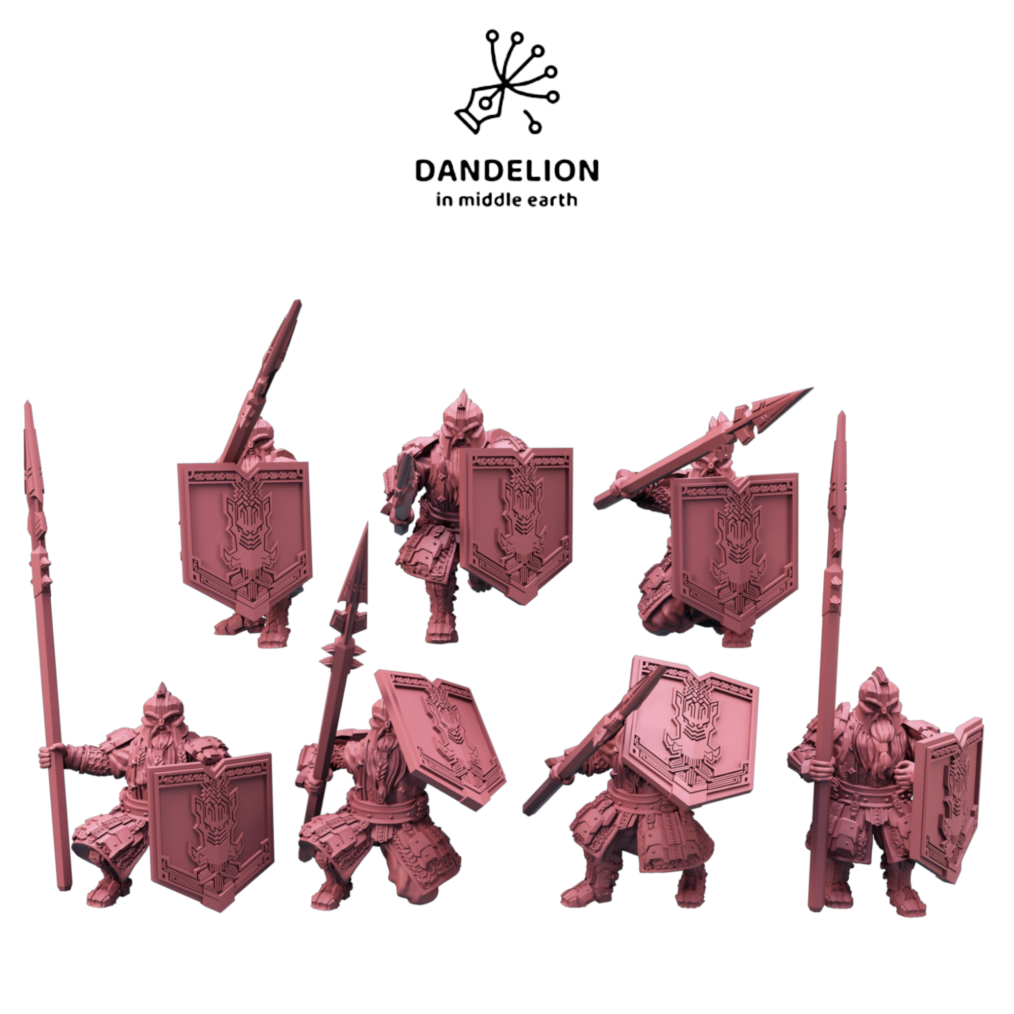 Dwarf of the Metal Mountain - Spear and Shield